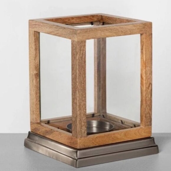 Magnolia Home - Hearth & Hand - Mango Wood & Glass Lantern - Picture 5 of 13